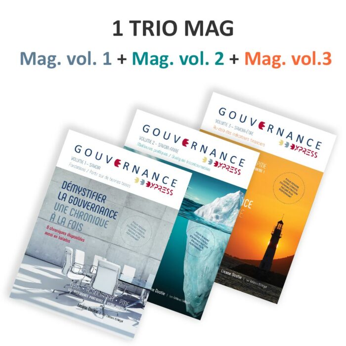 TRIO-MAG - Gouvernance Xpress - Vol. 1-2-3